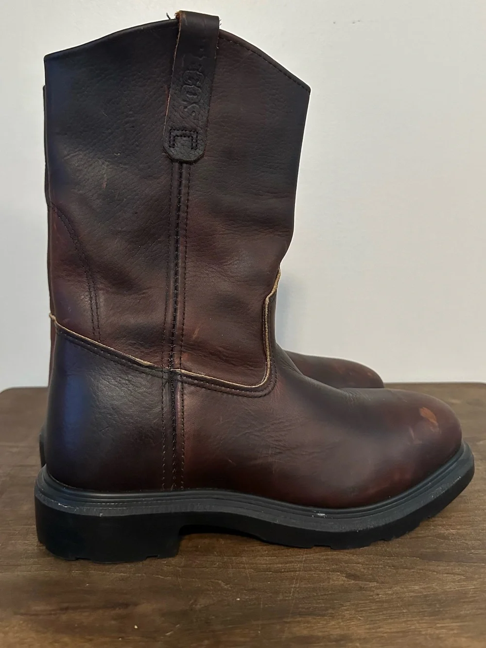 Red Wing SUPERSOLE Men's 11-inch Safety Toe Pull-On Work Boots Size 7